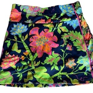 Gretchen Scott Designs Neon Floral Skort